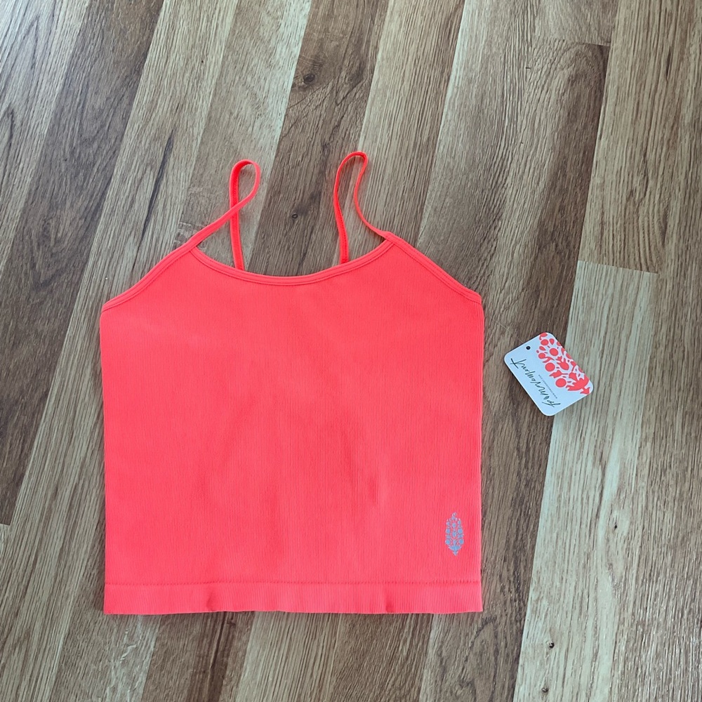 FP Movement Neon Coral Tank Top
